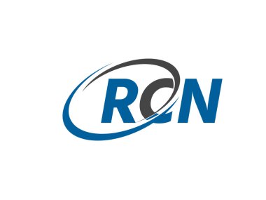 RCN harfleri yaratıcı modern zarif logo tasarımı