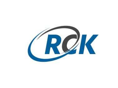 RCK harfleri yaratıcı modern zarif logo tasarımı