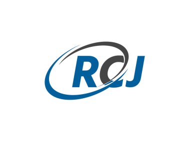 RCJ modern zarif logo tasarımını harflerle yazıyor.