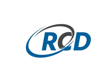 RCD harfleri yaratıcı modern zarif logo tasarımı
