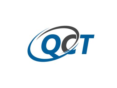 QCT harfleri yaratıcı modern zarif logo tasarımı