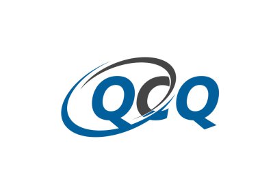 QCQ harfleri yaratıcı modern zarif logo tasarımı