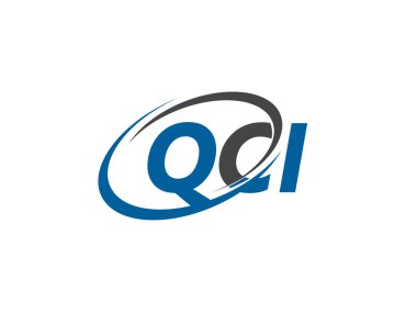 QCI harfleri modern zarif logo tasarımı