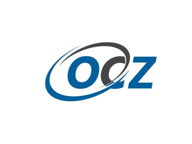 OCZ harfleri yaratıcı modern zarif logo tasarımı
