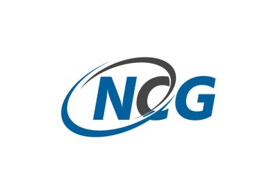 NCG harfleri yaratıcı modern zarif logo tasarımı
