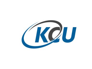 KCU mektup yaratıcı modern zarif logo tasarımı