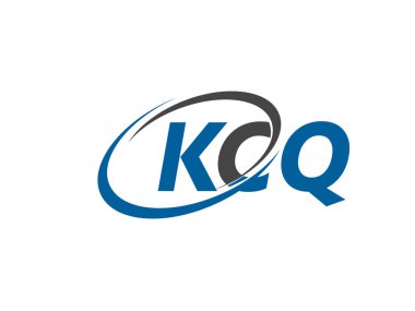 KCQ harfi yaratıcı modern zarif logo tasarımı