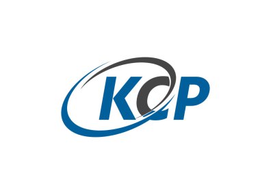 KCP harfi yaratıcı modern zarif logo tasarımı