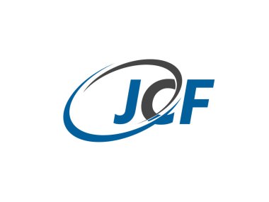 JCF harfi yaratıcı modern zarif logo tasarımı