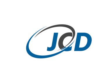 JCD harfi yaratıcı modern zarif logo tasarımı