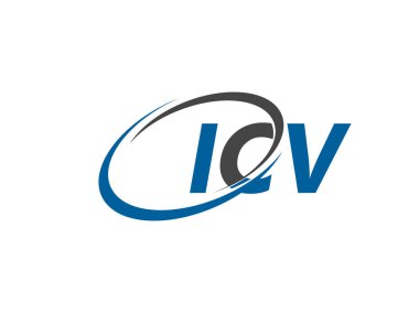 ICV mektup yaratıcı modern zarif logo tasarımı
