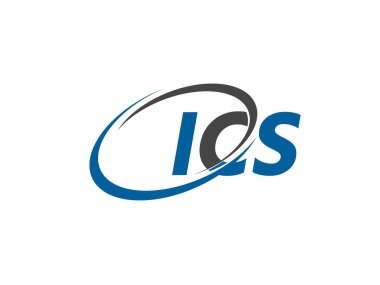 ICS mektup yaratıcı modern zarif logo tasarımı