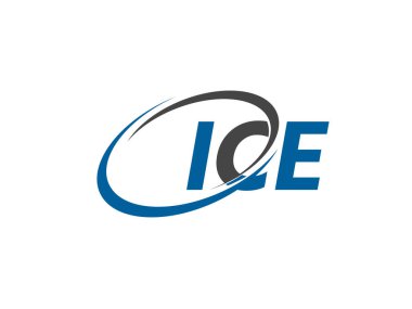 ICE harfi yaratıcı modern zarif logo tasarımı