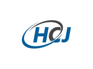 HCJ harfli modern zarif logo tasarımı