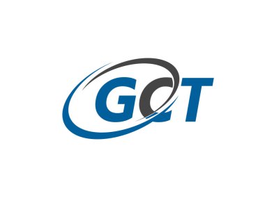 GCT harfi yaratıcı modern zarif logo tasarımı