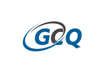 GCQ harfi yaratıcı modern zarif logo tasarımı