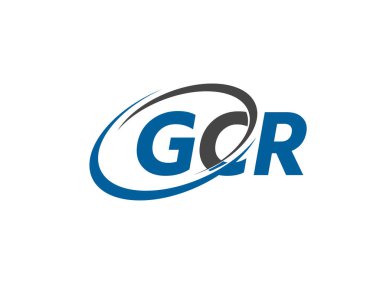 GCR harfi yaratıcı modern zarif logo tasarımı
