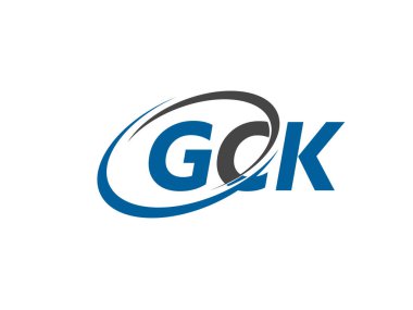 GCK harfi yaratıcı modern zarif logo tasarımı
