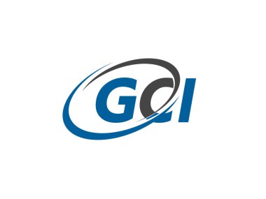 GCI harfi yaratıcı modern zarif logo tasarımı