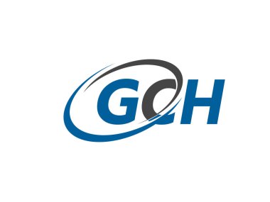 GCH harfi yaratıcı modern zarif logo tasarımı