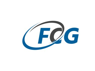 FCG harfleri yaratıcı modern zarif logo tasarımı