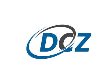 DCZ harfleri modern zarif logo tasarımı