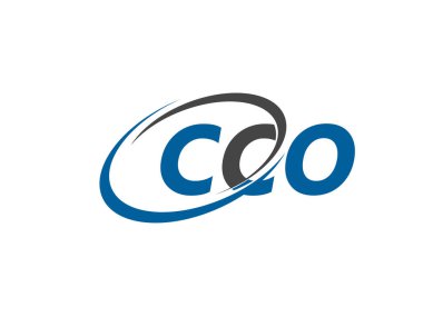 CCO harfleri modern zarif logo tasarımı.
