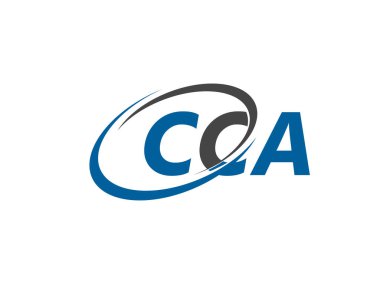 CCA harfleri yaratıcı modern zarif logo tasarımı