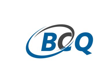 BCQ harfleri yaratıcı modern zarif logo tasarımı