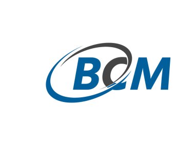 BCM harfleri modern zarif logo tasarımı