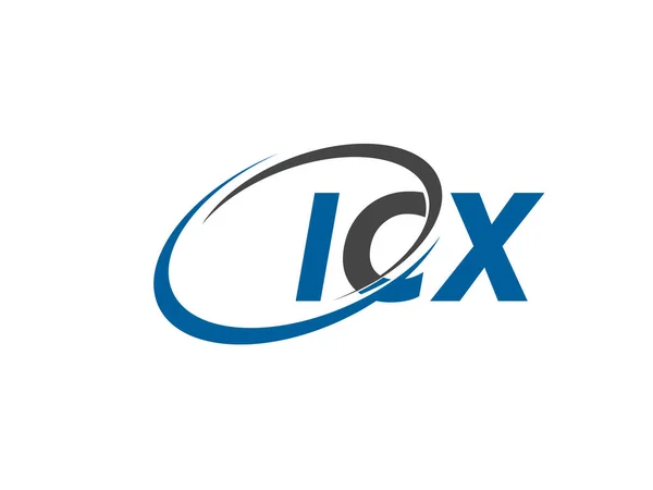 Icx Brev Kreativ Modern Elegant Swoosh Logotyp Design — Stock vektor