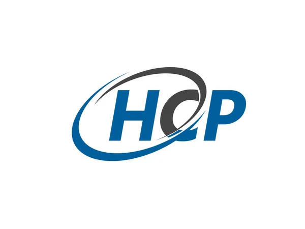 Hcp Letter Creative Modern Elegant Swoosh Logo Design — Stock Vector