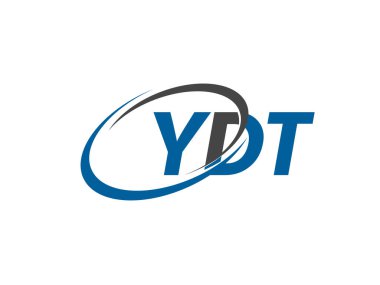 Logo tasarımı için YDT harfleri grafik alfabe tipografisi