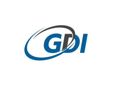 Logo tasarımı için GDI harfleri grafik alfabe tipografisi