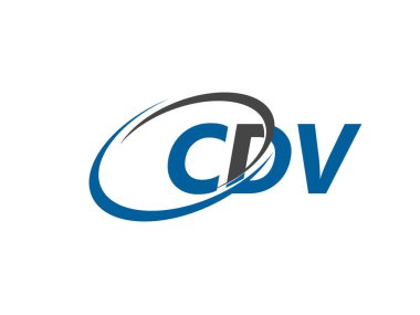 logo tasarımı için alfabe tipografisi, vektör illüstrasyonu, cdv harfleri