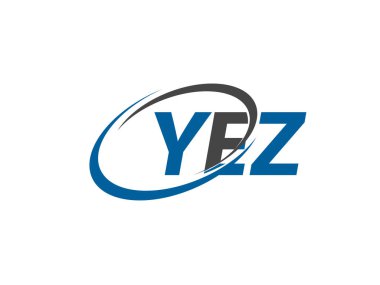 Vektör çizimi, yez harfli logo tasarımı
