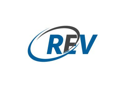 Vektör illüstrasyon, harf devirli logo tasarımı