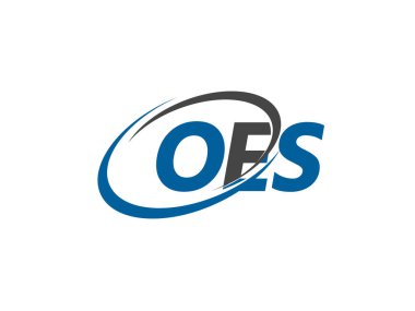 OES harfi yaratıcı modern zarif logo tasarımı 