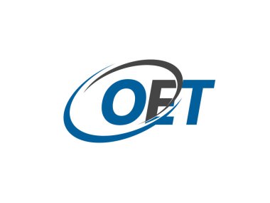 OET harfi yaratıcı modern zarif logo tasarımı 