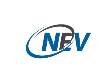 NEV harfi yaratıcı modern zarif logo tasarımı 