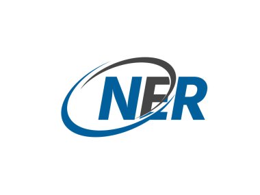 NER harfi yaratıcı modern zarif logo tasarımı 