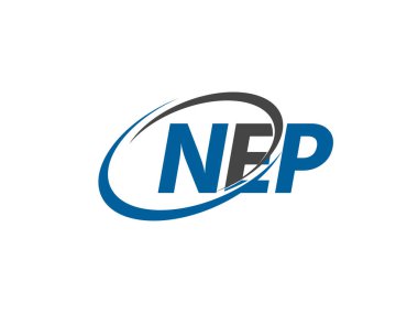NEP harfi yaratıcı modern zarif logo tasarımı 