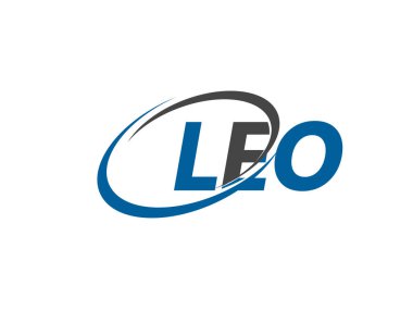 LEO harfi yaratıcı modern zarif logo tasarımı 
