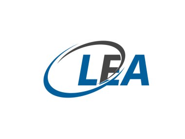 LEA mektup yaratıcı modern zarif logo tasarımı 