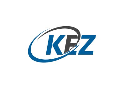 KEZ harfi yaratıcı modern zarif logo tasarımı 