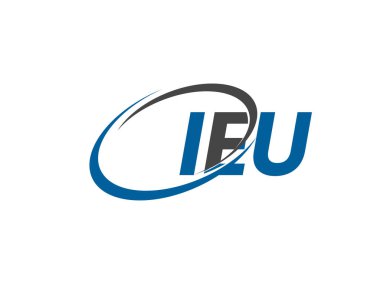 IEU mektup yaratıcı modern zarif logo tasarımı 