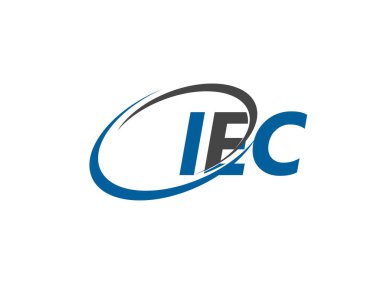 IEC mektup yaratıcı modern zarif logo tasarımı 