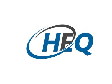 HEQ harfi yaratıcı modern zarif logo tasarımı 