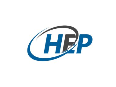 HEP harfi yaratıcı modern zarif logo tasarımı 