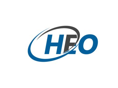 HEO harfi yaratıcı modern zarif logo tasarımı 
